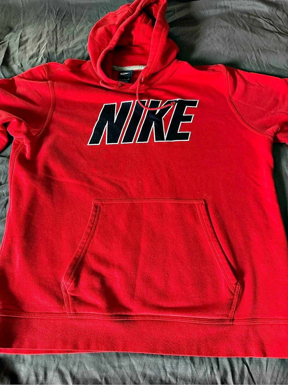 Nike Red Pullover Hoodie Size Large